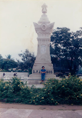 The marker monument of Dr. P. J. Burgos