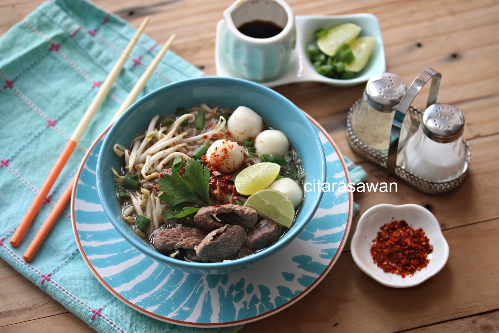 Thai Boat Noodle ~ Resepi Terbaik