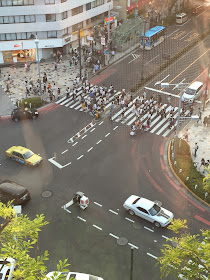 Famous Shibuya crossing