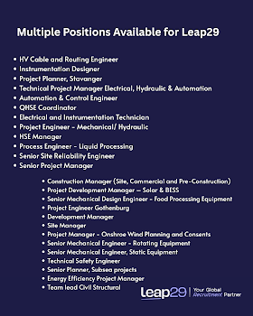 Multiple Positions Available for Leap29