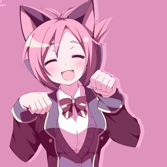 Pink Neko Wallpaper Engine