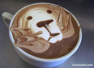 Coffee art photo