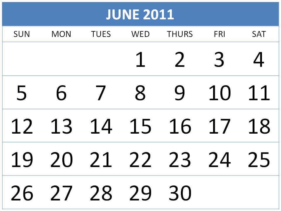 june 2011 calendar printable. printable june 2011 calendar.