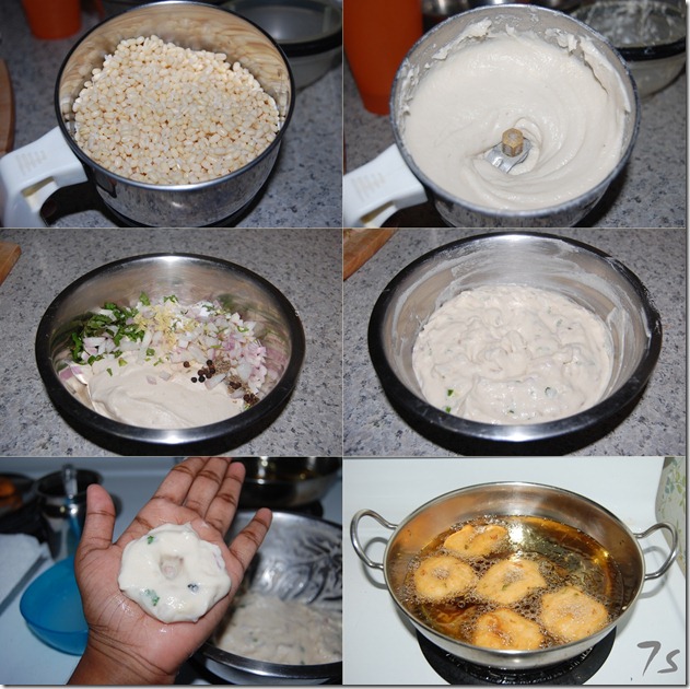 Medhu vadai process