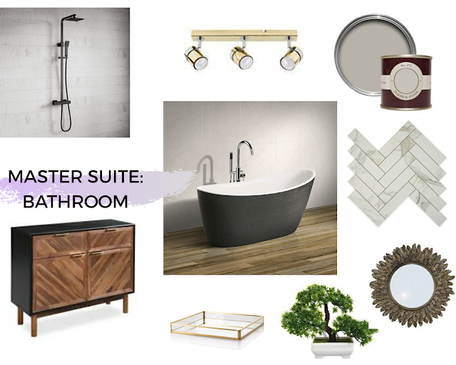 Master Suite Mood Board Ensuite Bathroom Victorian Home Renovation