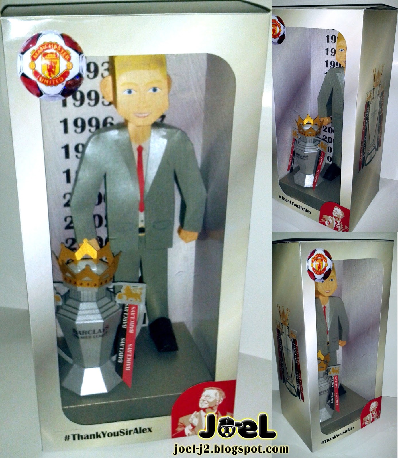 Fred the Red - Sir Alex + Barclays Papertoys || Page Facebook Created