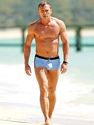 This photograph of actor Daniel Craig James Bond is very popular amongst