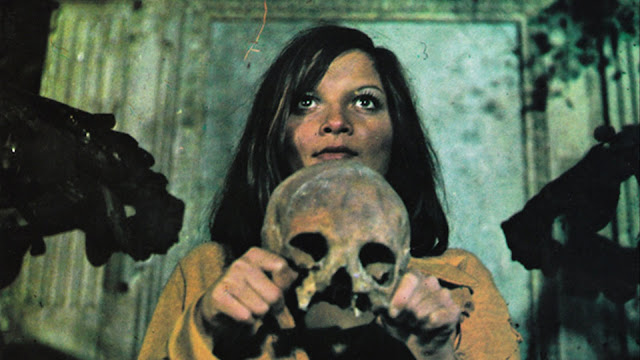 Francoise Pascal in The Iron Rose (La rose de fer) 1973 film by Jean Rollin