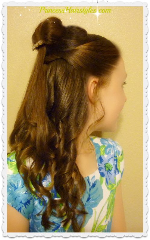 belle hairstyle tutorial beauty and the beast inspired