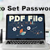 How to Set Password For PDF File