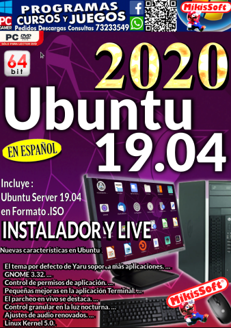 Ubuntu 19.04 con Linux 5.0 y GNOME 3.32