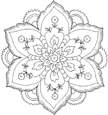 flower coloring pages