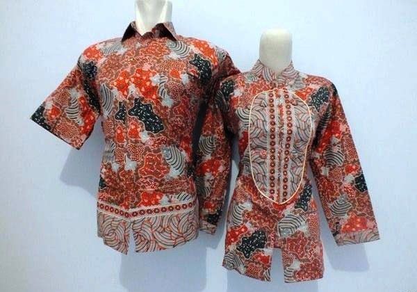  ff 35 model seragam batik guru modis dan polos modern 