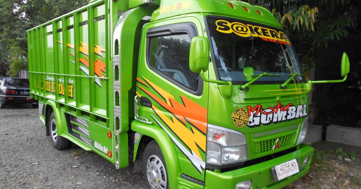 Foto gambar  modifikasi mobil  truck canter jawa 125 hd ala 