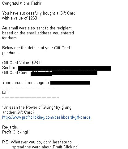 giftcard profitclicking