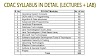 CDAC CCEE Module Syllabus in Detail PDF Download | PG-Diploma DAC (Diploma in Advance Computing)