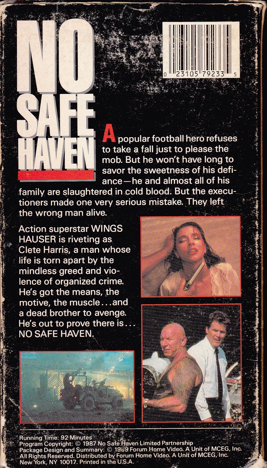 Comeuppance Reviews: No Safe Haven (1987)
