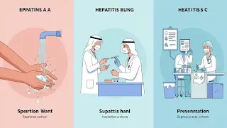 الفرق بين التهاب الكبد A B C، مقارنة التهاب الكبد A B C، أسباب التهاب الكبد A B C، أعراض التهاب الكبد A B C، انتقال التهاب الكبد A B C، التهاب الكبد الحاد والمزمن، لقاحات التهاب الكبد، فيروسات الكبد الفيروسي، أعراض اليرقان، الوقاية من التهاب الكبد.