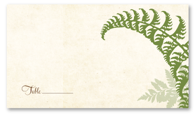 Lovely Fern - Place Cards