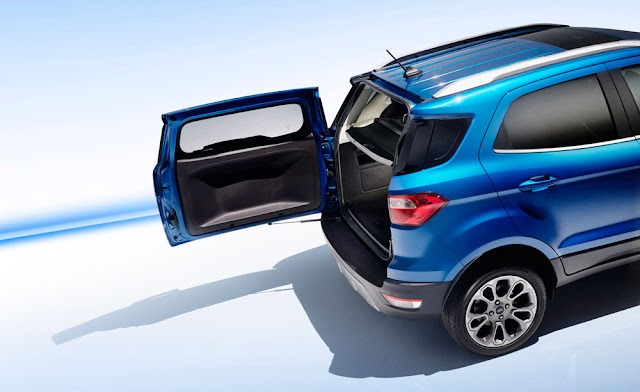 2018 Ford EcoSport swing-away door - Subcompact Culture