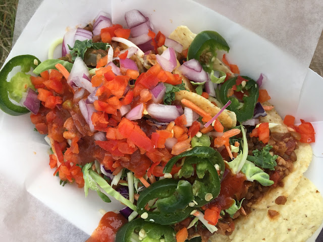 Vibrant and full of deliciousness -- love the Vegan Nachos at GypsySoul Food Truck!