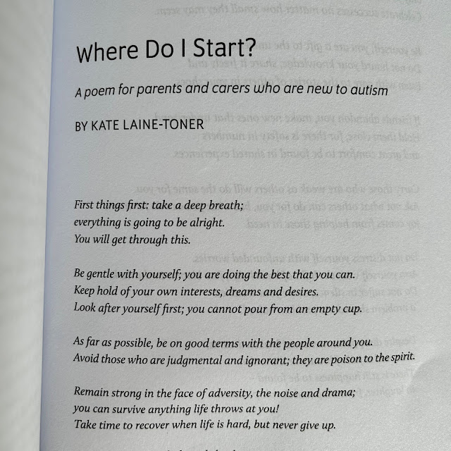 where do i start poem in book - text below image