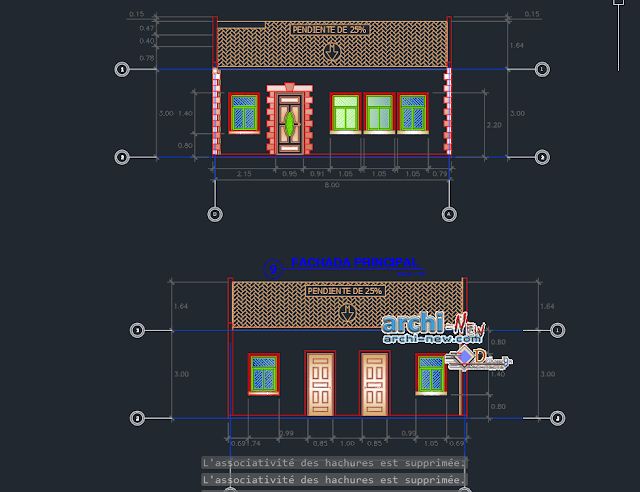 Housing -homeroom in AutoCAD 