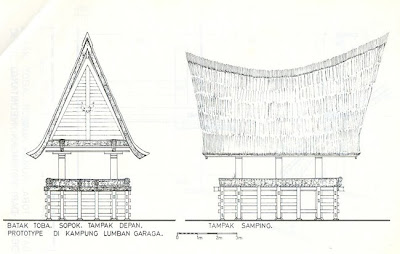 ALL ABOUT SILITONGA Perencanaan Rumah  Adat  Batak  Toba