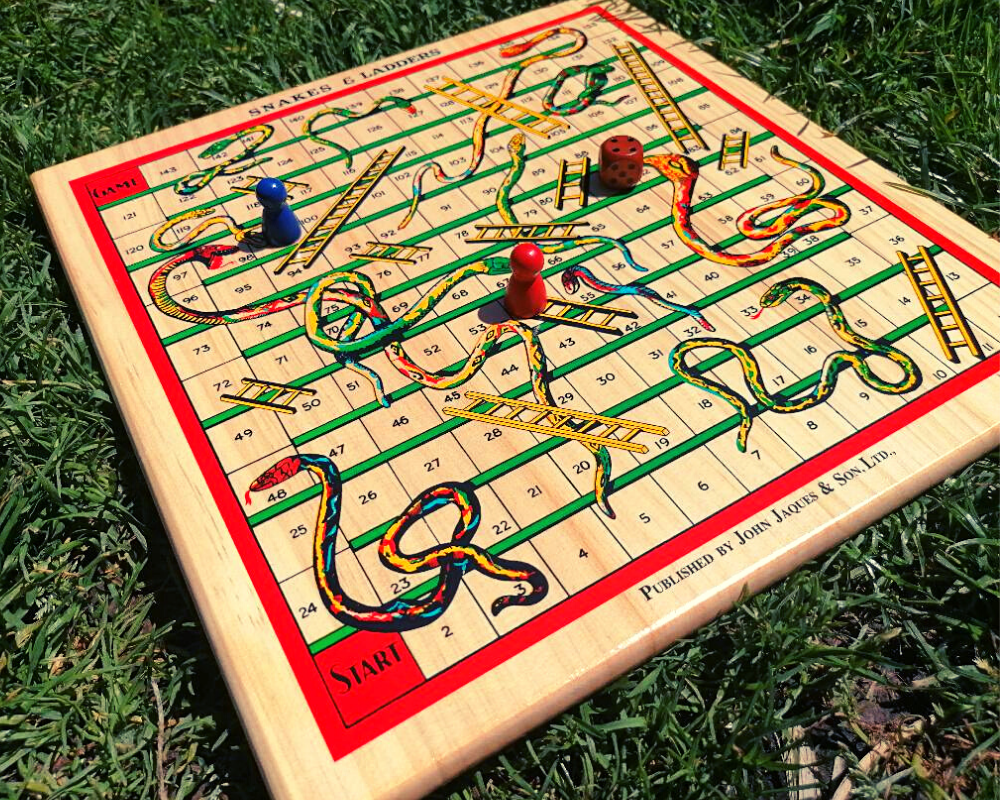 Snakes and Ladders & Ludo Jaques of London Review