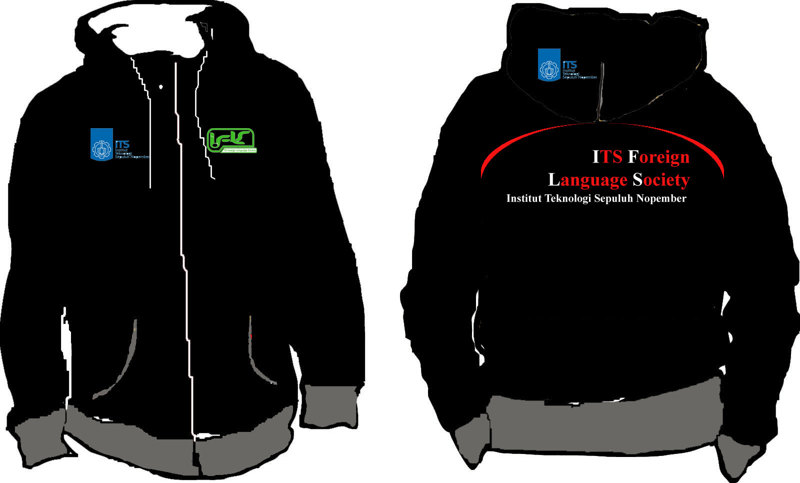 contoh desain Jaket  lainnya eleven social three jogonalan