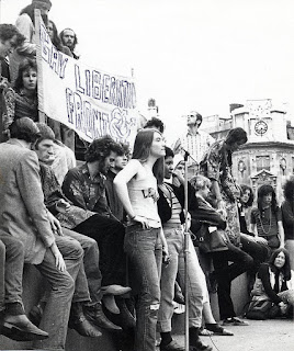 Demonstration, with Gay Liberation Front Banner, c1972