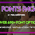 FONTS PACK FOR WINDOWS/ANDROID/IOS/MAC
