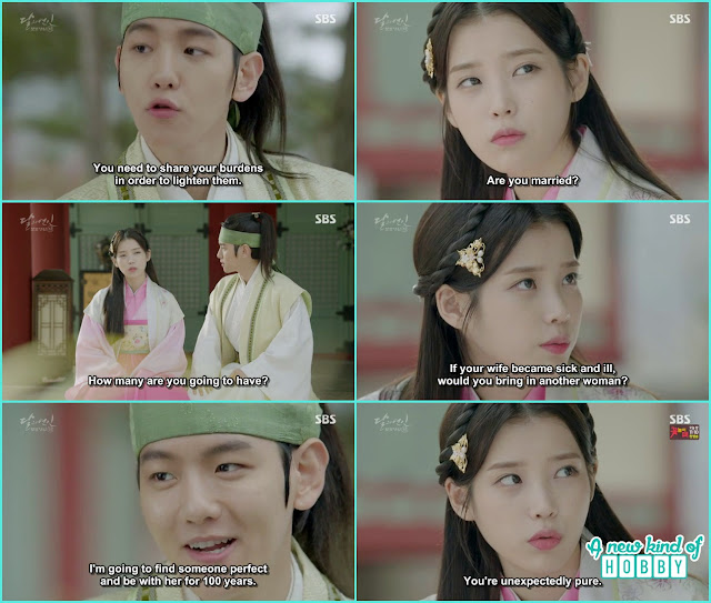  hae soo ask out of curiosity from 10th prince how many marriages will he do - Moon Lovers: Scarlet Heart Ryeo - Episode 4 Review