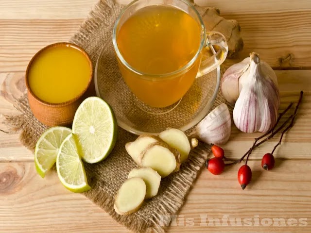 Infusión de ajo con limón para la salud