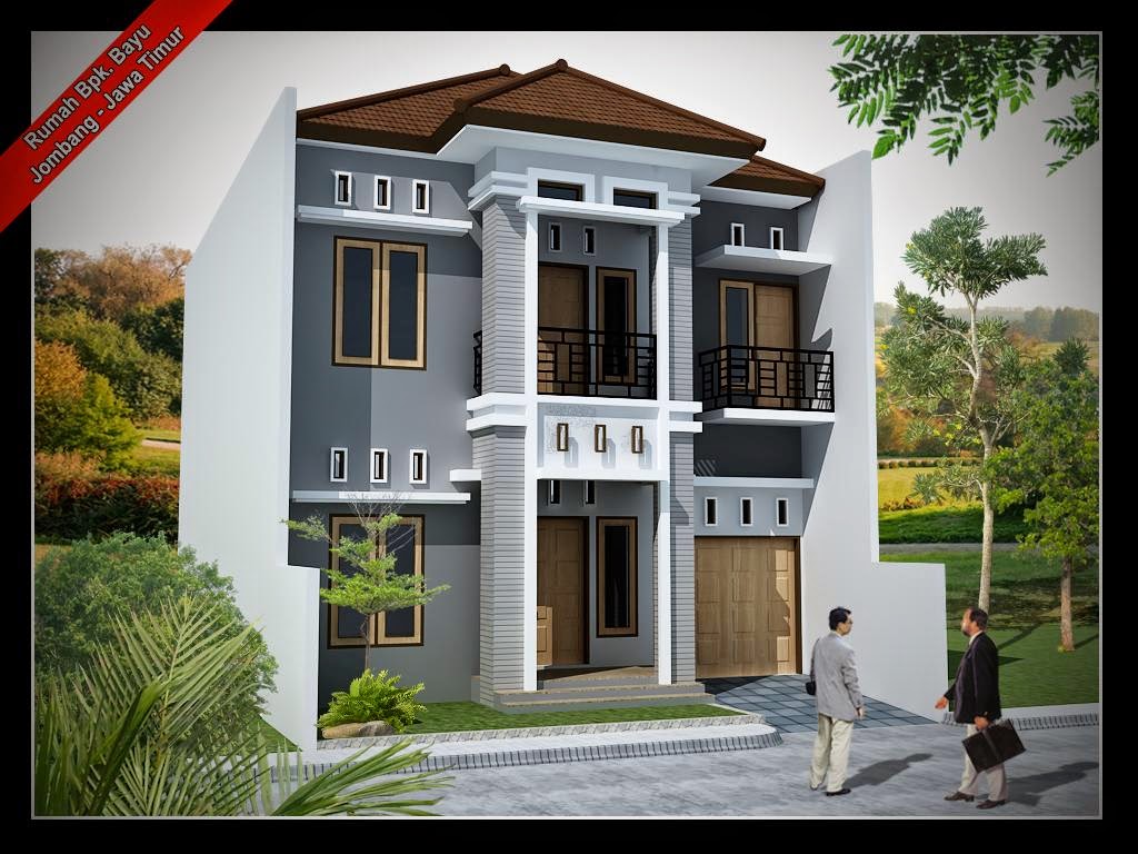 Konsep Terbaru Model Rumah Mewah 2 Lantai Minimalis 2015 Jasa
