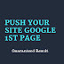 Push your site Google 1st Page