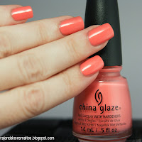 China Glaze Mimosa's before manis