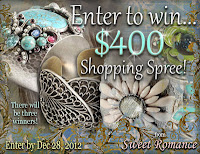 Enter to win a $400 Shopping Spree Giveaway - ends 12/27/12