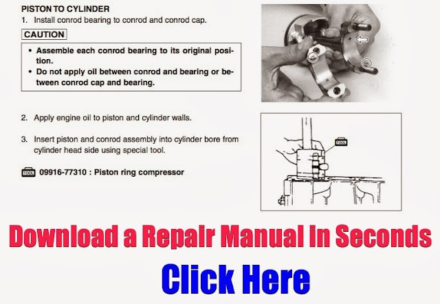 DOWNLOAD Suzuki ATV Repair Manuals: DOWNLOAD 1985-2012 ...
