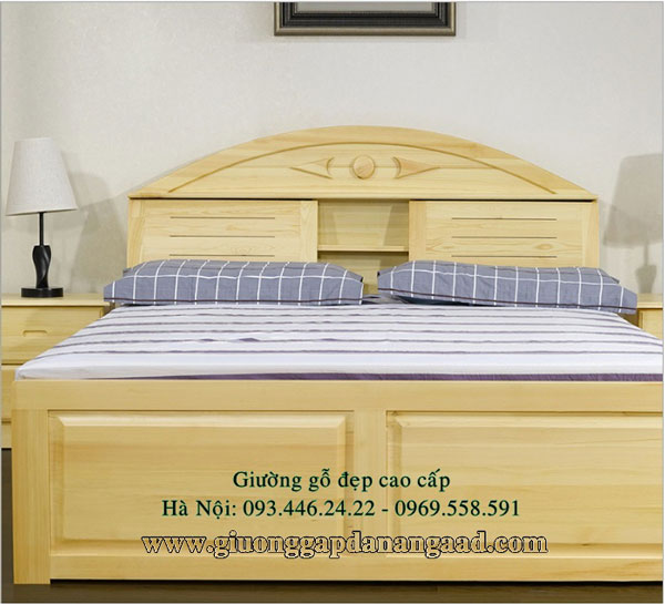 Giường gỗ cao cấp, giường gỗ trẻ em 1,8 m 1,5 m