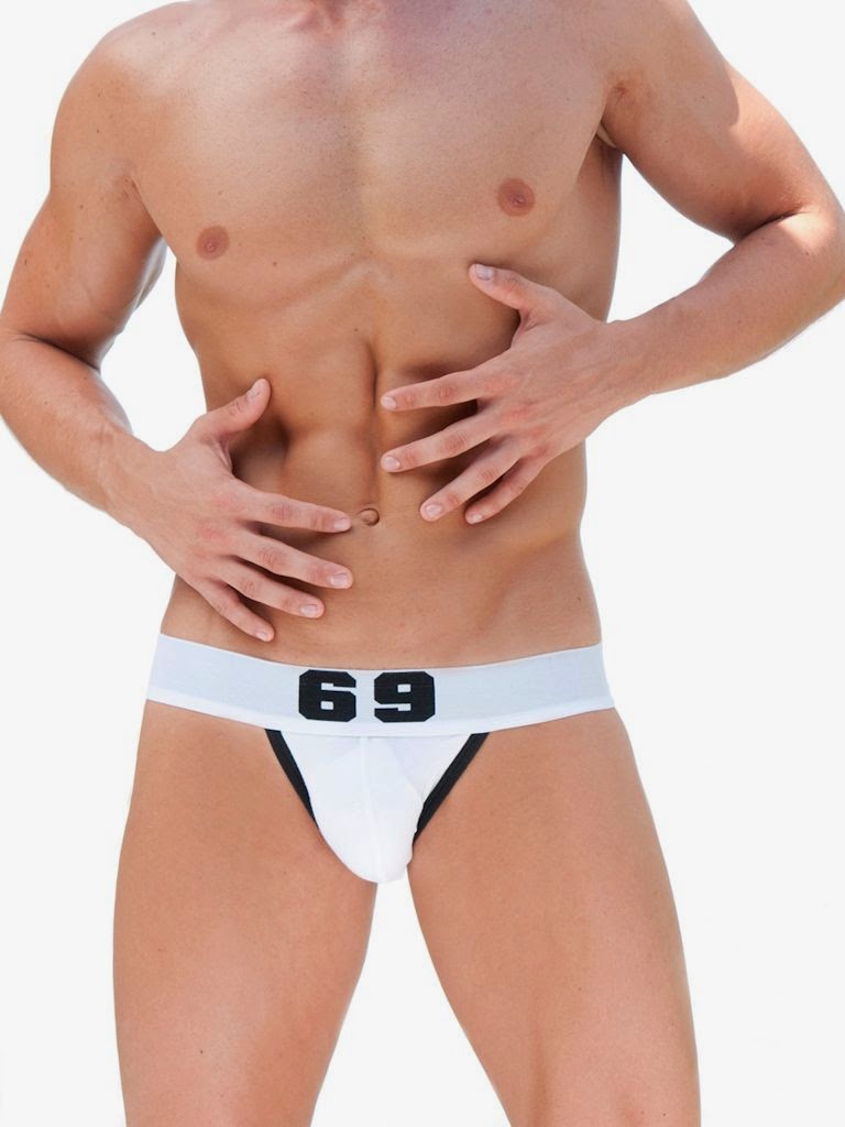 ManView 69 Wide Band Jockstrap Underwear White Cool4Guys