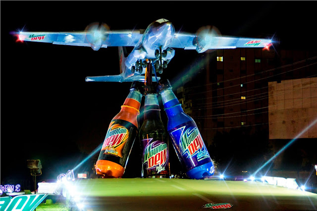 Mountain Dew New Dewmocracy OOH Branding by Coremedia in Karachi 