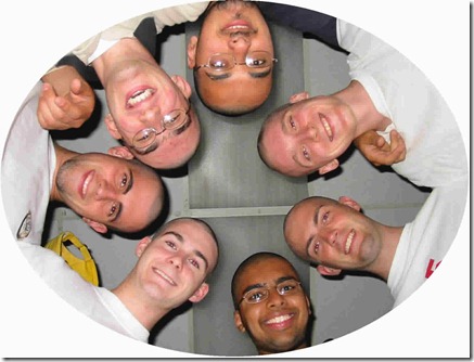 Ring of bald heads