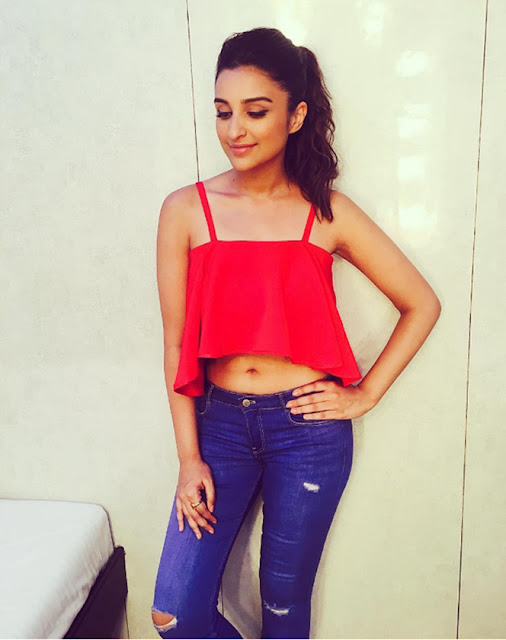 Parineeti chopra crop top I fashion, style, beauty tips