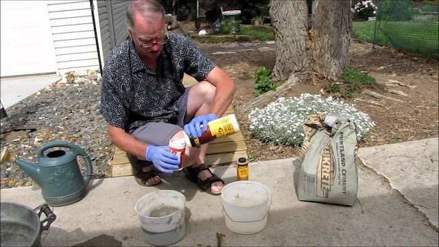 Concrete Leaf Bird Bath