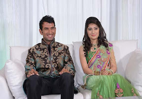 Cheteshwar Pujara wid wife