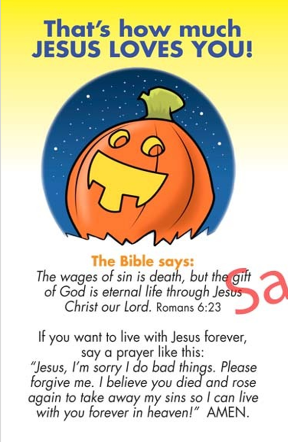 Peek A Boo Jesus Love You is the title to this tract especially designed for