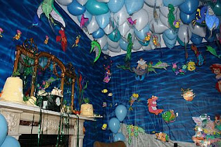 The Little Mermaid Children Parties Decoration 