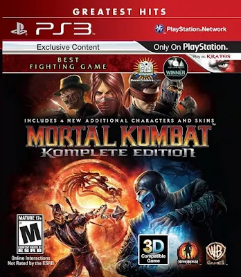 Mortal Kombat complete Edition PS3 game full iso file free download