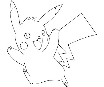 #2 Pikachu Coloring Page